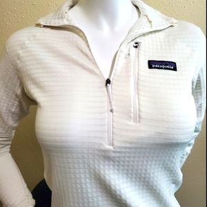 Patagonia White Sweater women's fleece
